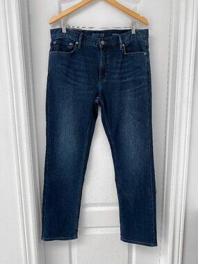 Banana Republic Traveler Slim Fit Jeans 34x30 Dark Wash Stretch Denim